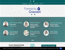 Tablet Screenshot of farmaciagraziani.it
